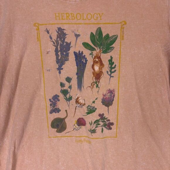 New Maurices Peachy Pink Herbology Harry Potter Women's Tshirt XXL - Picture 2 of 9